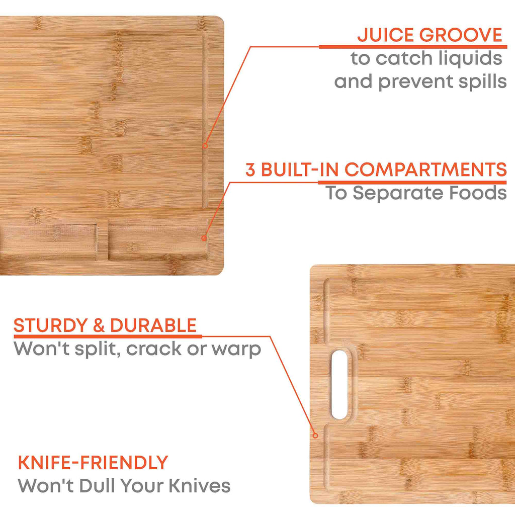 Extra Large Bamboo Cutting Board